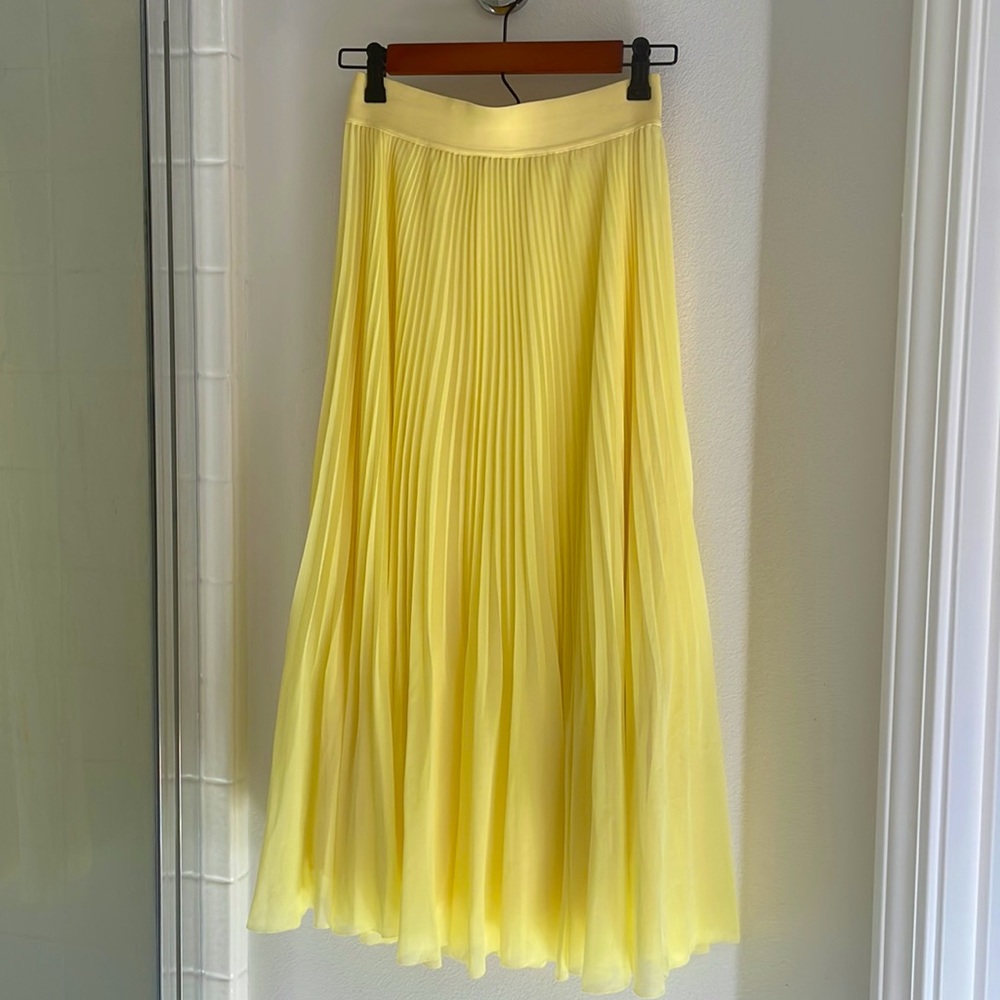 Aritzia Wilfred Twirl pleaded midi Skirt Size S